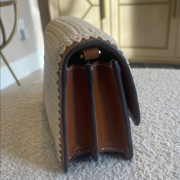 Tory Burch Tan and Brown Crochet Crossbody - Picture 4 of 9